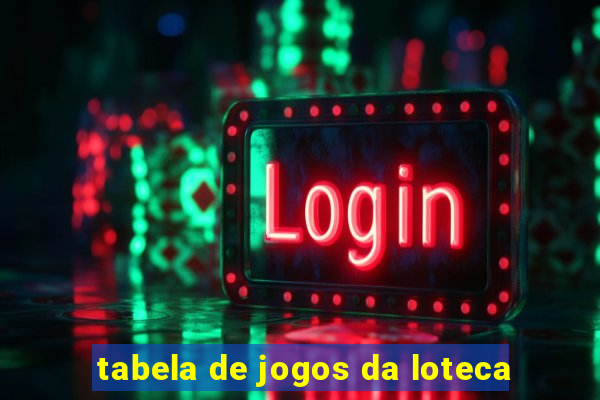 tabela de jogos da loteca